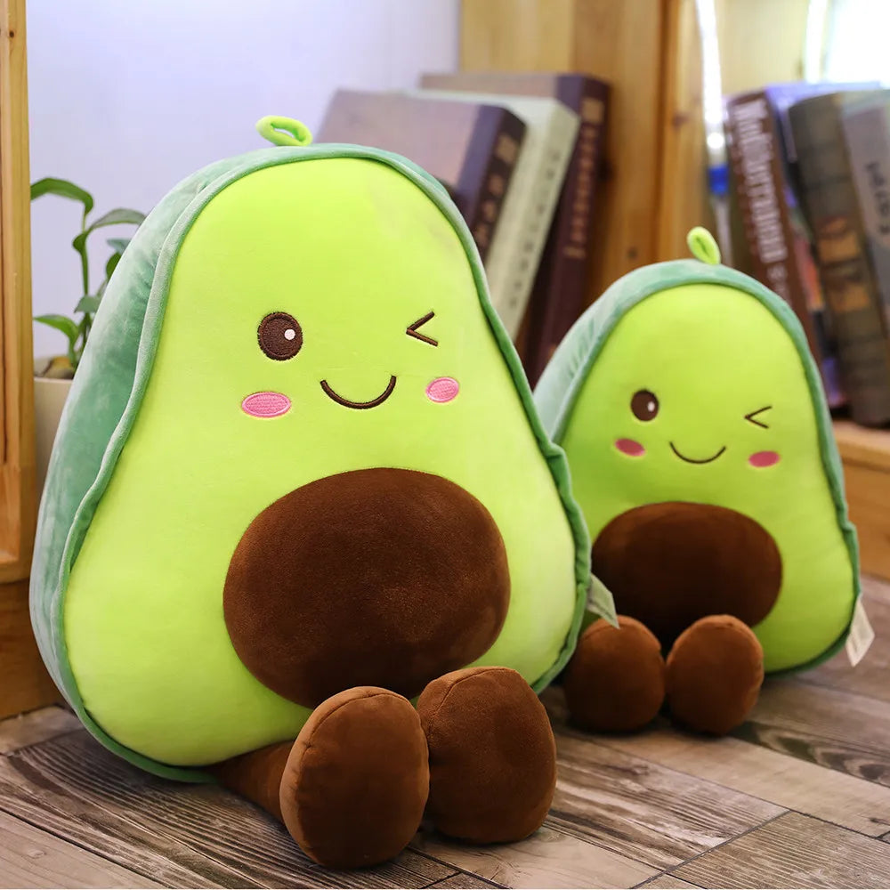 85Cm Cute Plush Avocado Toys Stuffed Pilliow Plush Plants Soft Pillow Sofa Cushion Stuffing Doll Avocado Doll for Kids Toys Gift