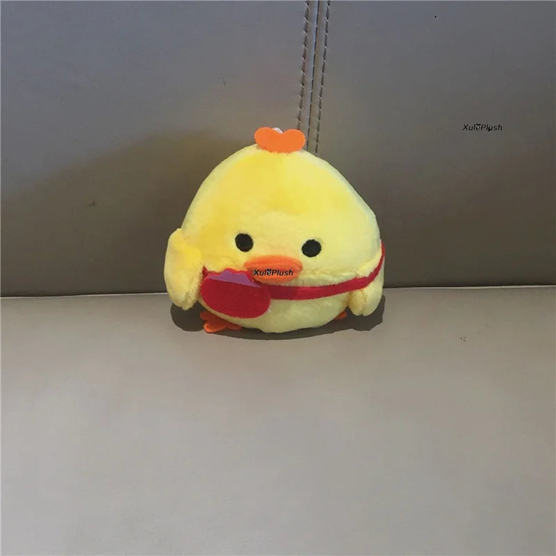 7CM Approx. Yellow Chicken Stuffed Plush Toy ; Keychain Gift Plush Stuffed Duck Doll