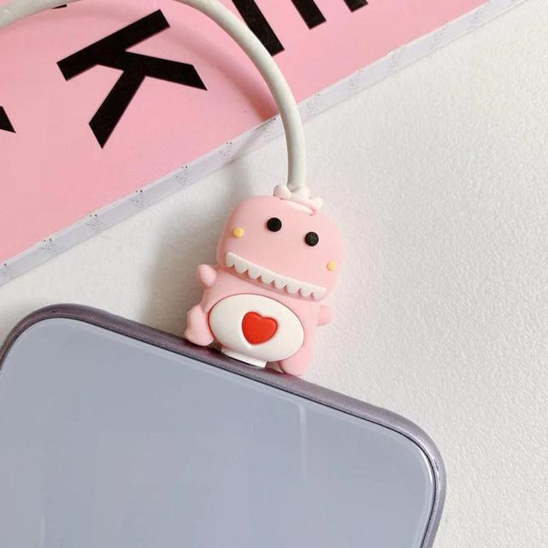 NEW 1PC Cute Cartoon Animal Cable Protector for Iphone Usb Cable Bite Chompers Holder Charger Wire Organizer Phone Accessories