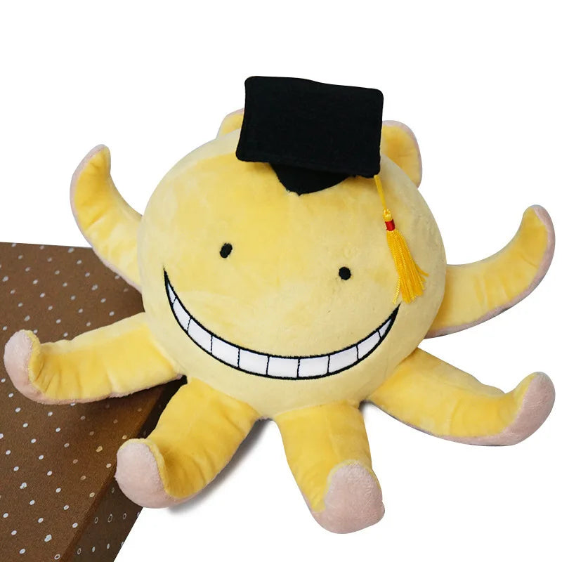 30CM Assassination Classroom Koro Sensei Octopus Plush Toys Dolls Cosplay Anime Plush Toys Soft Stuffed Dolls Children'S Gifts