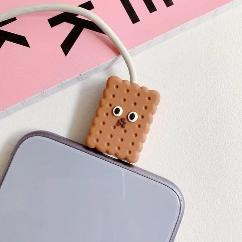 NEW 1PC Cute Cartoon Animal Cable Protector for Iphone Usb Cable Bite Chompers Holder Charger Wire Organizer Phone Accessories