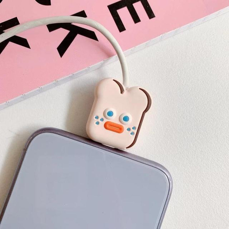 NEW 1PC Cute Cartoon Animal Cable Protector for Iphone Usb Cable Bite Chompers Holder Charger Wire Organizer Phone Accessories