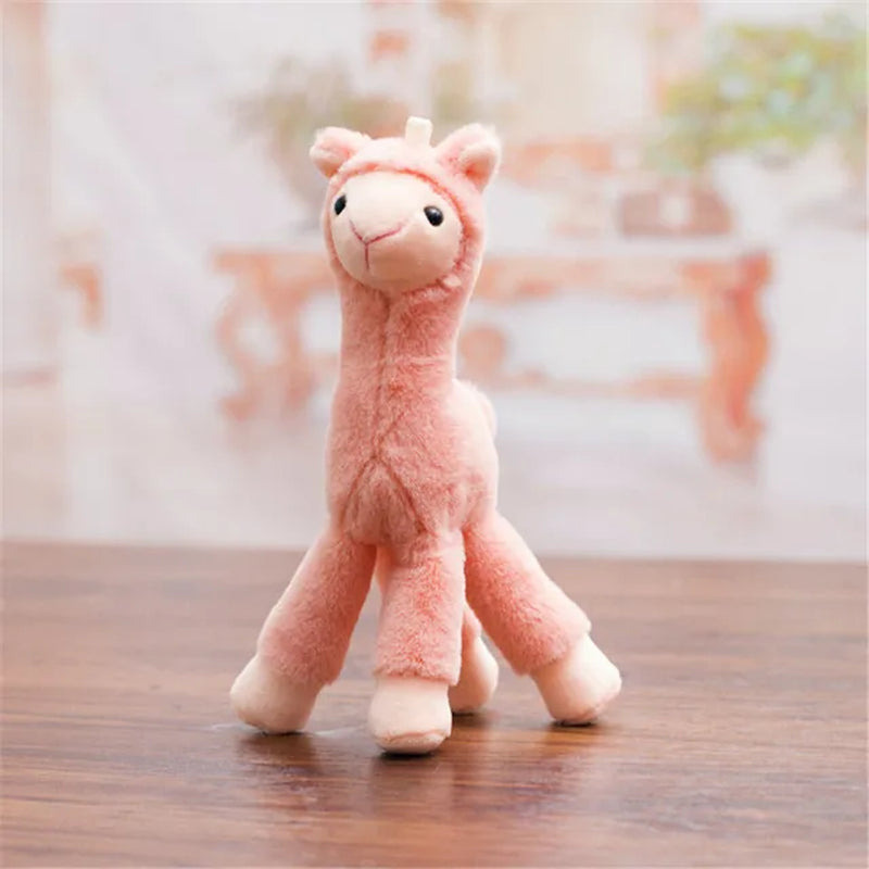 20Cm Lovely Alpaca Plush Toy Japanese Alpaca Soft Stuffed Cute Sheep Llama Animal Dolls Keychain Gift