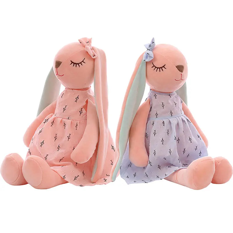 Cartoon Rabbit Stuffed Toy Long Ears Bunny Plush Toys Appease Baby Sleeping Toy Plush Doll Stuffed Animals Baby Plush Toy