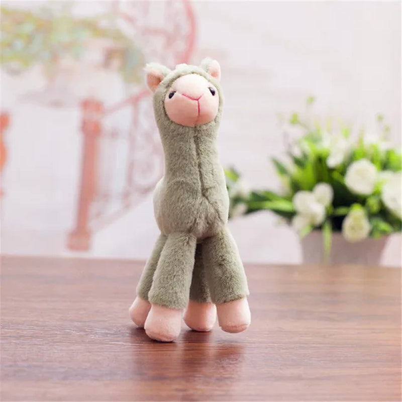 20Cm Lovely Alpaca Plush Toy Japanese Alpaca Soft Stuffed Cute Sheep Llama Animal Dolls Keychain Gift