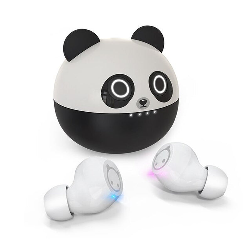 Cute Cartoon Wireless Earphone Bluetooth 5.0 Headphones Touch Control Earbuds with Mic for Kids Adult Halloween Gift