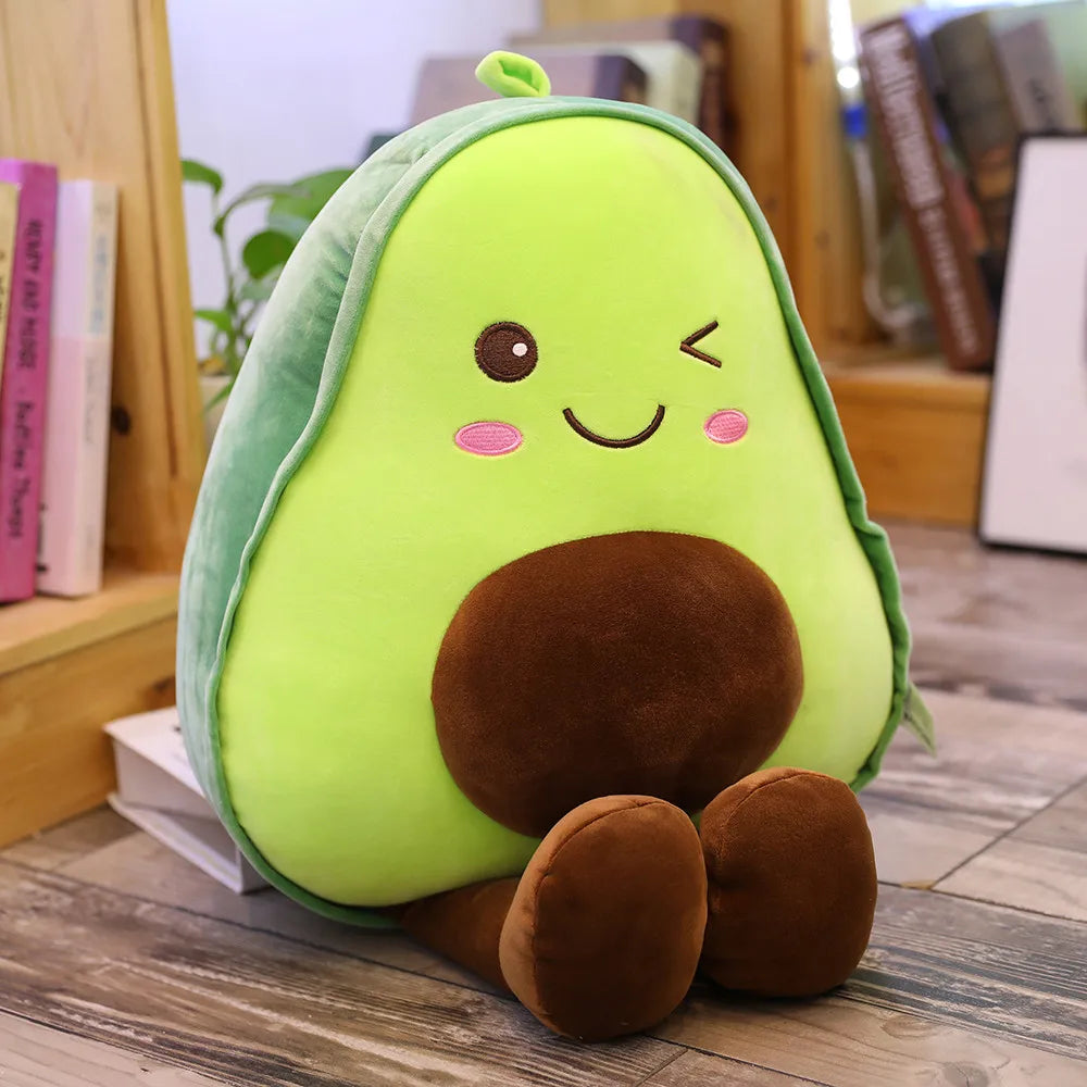 85Cm Cute Plush Avocado Toys Stuffed Pilliow Plush Plants Soft Pillow Sofa Cushion Stuffing Doll Avocado Doll for Kids Toys Gift