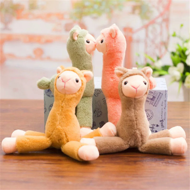 20Cm Lovely Alpaca Plush Toy Japanese Alpaca Soft Stuffed Cute Sheep Llama Animal Dolls Keychain Gift