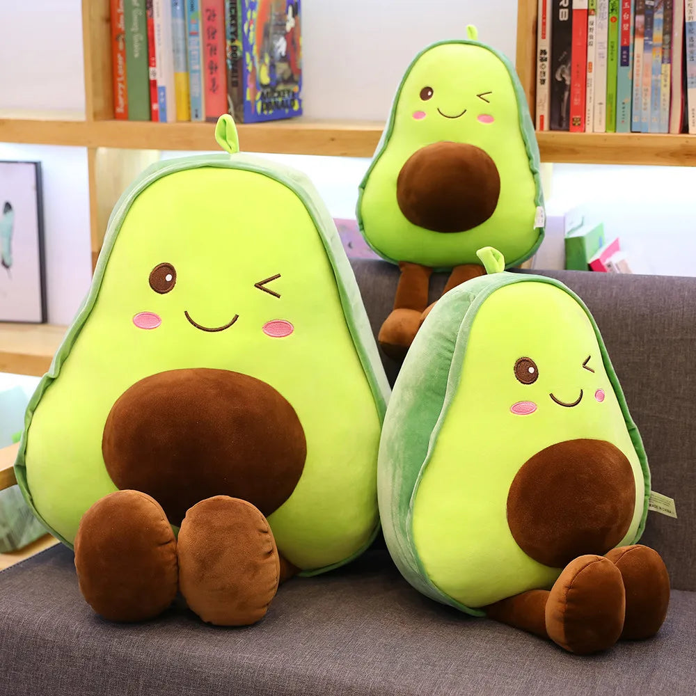 85Cm Cute Plush Avocado Toys Stuffed Pilliow Plush Plants Soft Pillow Sofa Cushion Stuffing Doll Avocado Doll for Kids Toys Gift