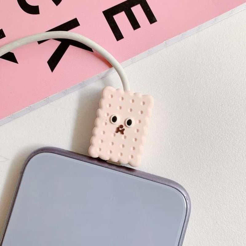 NEW 1PC Cute Cartoon Animal Cable Protector for Iphone Usb Cable Bite Chompers Holder Charger Wire Organizer Phone Accessories