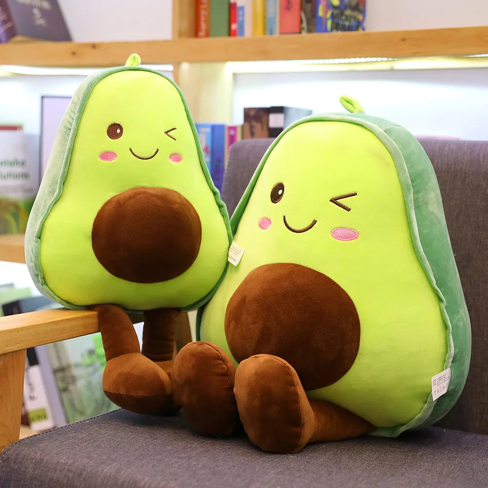 85Cm Cute Plush Avocado Toys Stuffed Pilliow Plush Plants Soft Pillow Sofa Cushion Stuffing Doll Avocado Doll for Kids Toys Gift