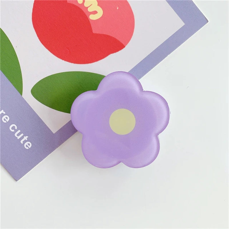 Ins Cute Flowers Foldable Mobile Phone Stand Holder Finger Ring Grip Bracket